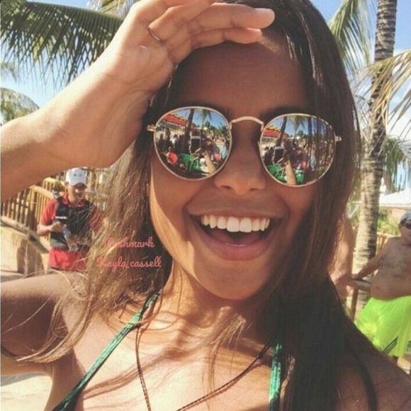 Ray-Ban Accessories - RayBan Round Metal Silver Flash Lenses RB3447 Silver Frame New